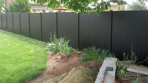 solid metal privacy fence panels